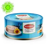 کنسرو ماهی تن خوشبخت 180 گرمی بسته 24 عدد