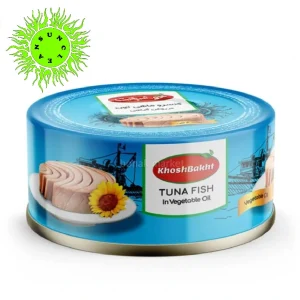 کنسرو ماهی تن خوشبخت 180 گرمی بسته 24 عدد